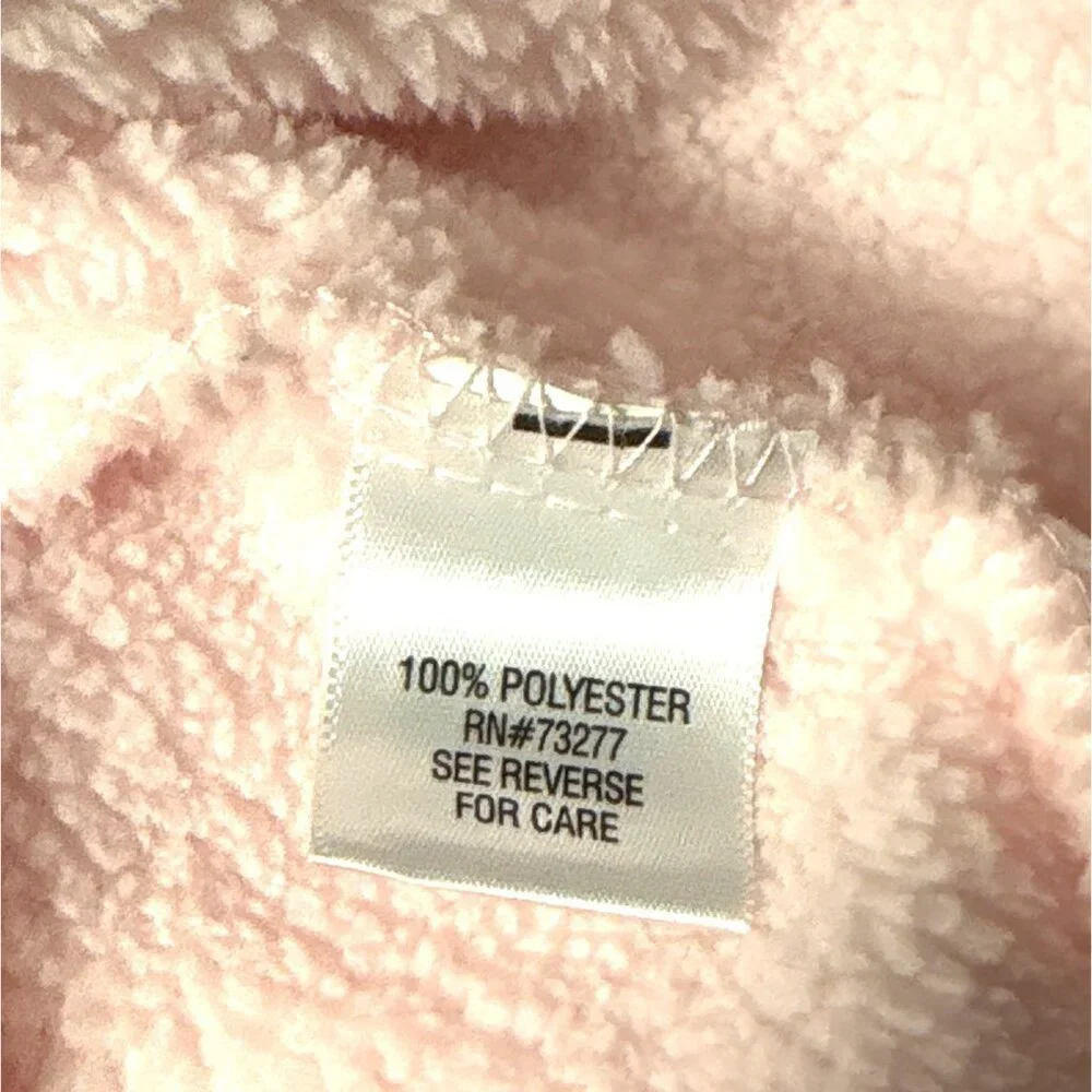 Pink Sonoma Life + Style Intimates Fleece Robe With Star Embroidery & Belted Wai - Picture 7 of 9